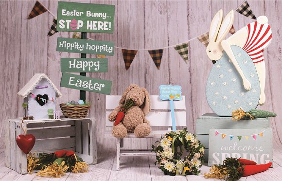 Fundo Fotográfico Cenário Páscoa