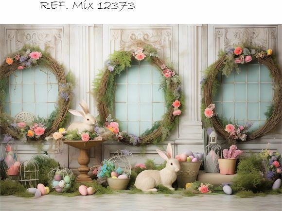 Fundo Fotográfico Cenário Páscoa