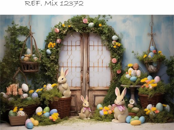 Fundo Fotográfico Cenário Páscoa