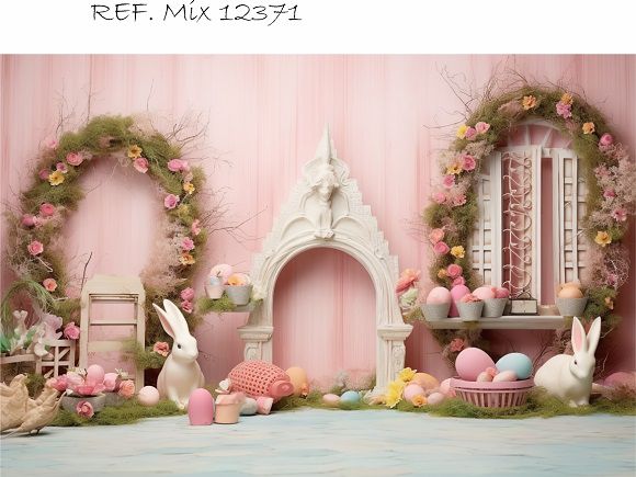Fundo Fotográfico Cenário Páscoa