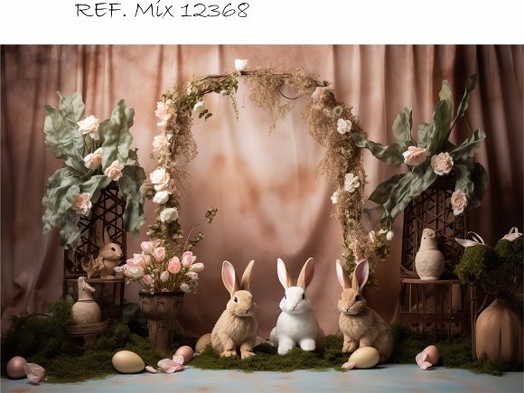 Fundo Fotográfico Cenário Páscoa