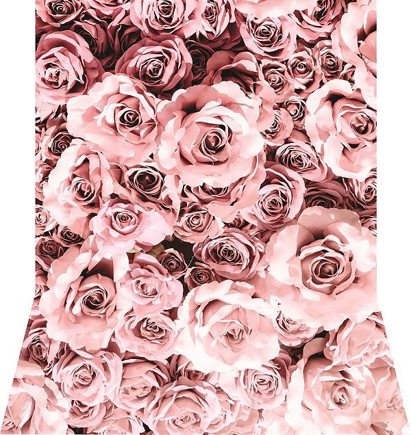 Fundo Fotográfico Vertical Cenário Rosas