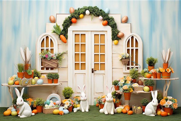 Fundo Fotográfico Cenário Páscoa