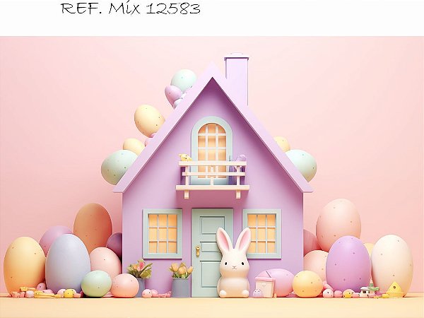 Fundo Fotográfico Cenário Pascoa