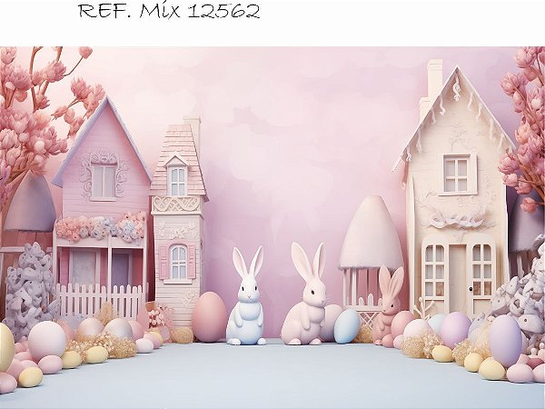 Fundo Fotográfico Cenário Pascoa