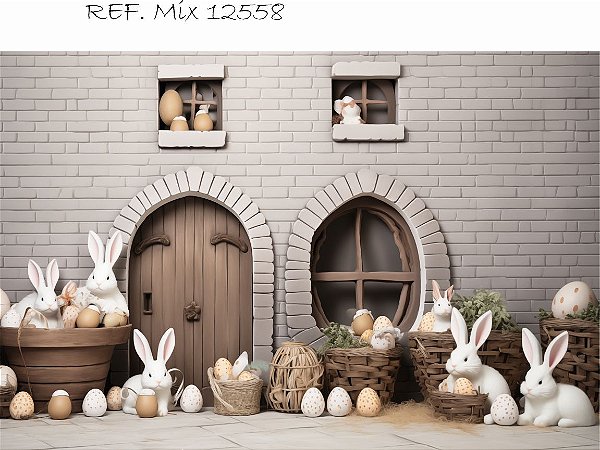 Fundo Fotográfico Cenário Pascoa