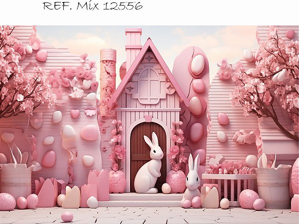 Fundo Fotográfico Cenário Pascoa