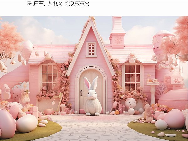 Fundo Fotográfico Cenário Pascoa