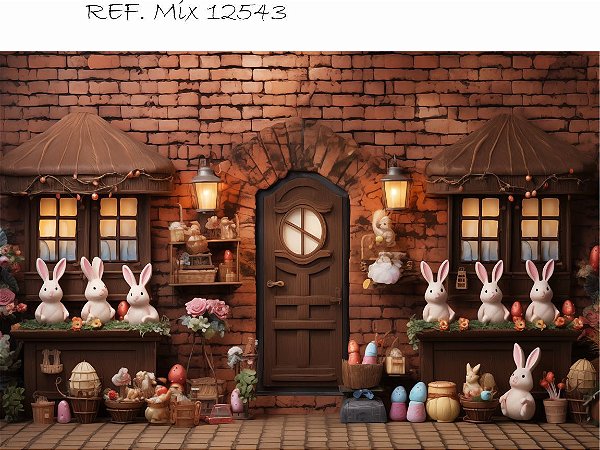 Fundo Fotográfico Cenário Pascoa