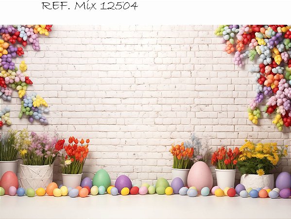 Fundo Fotográfico Cenário Pascoa