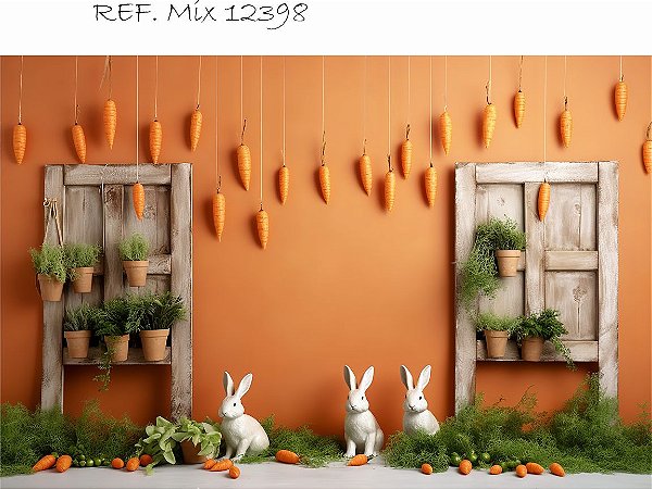 Fundo Fotográfico Cenário Pascoa