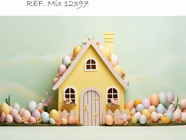 Fundo Fotográfico Cenário Pascoa