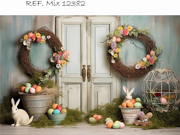 Fundo Fotográfico Cenário Pascoa