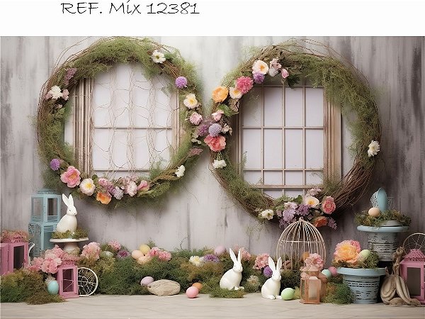 Fundo Fotográfico Cenário Pascoa