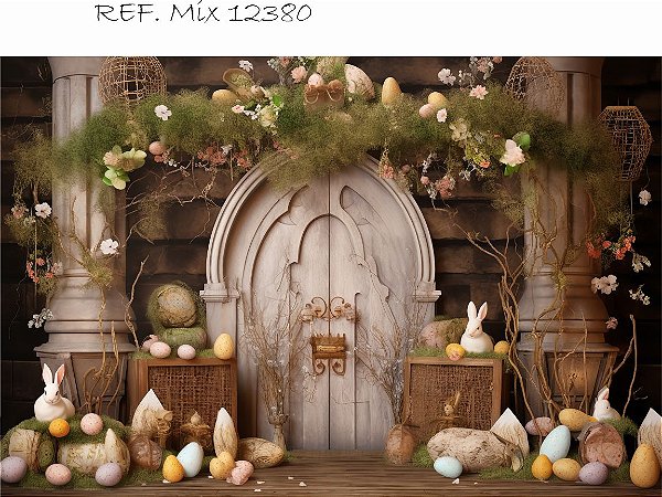 Fundo Fotográfico Cenário Pascoa
