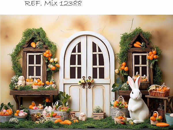 Fundo Fotográfico Cenário Pascoa