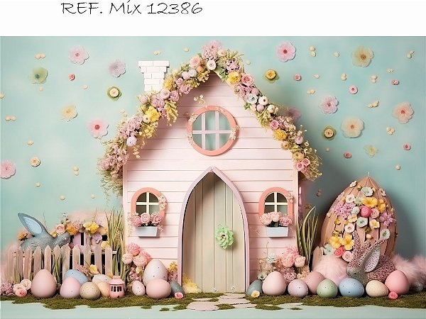 Fundo Fotográfico Cenário Pascoa