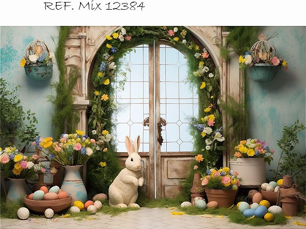 Fundo Fotográfico Cenário Pascoa