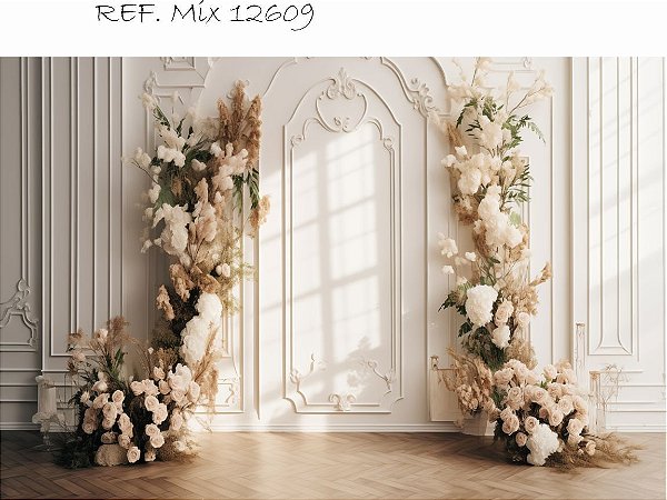 Fundo Fotográfico Cenário Floral Dia Das Mães