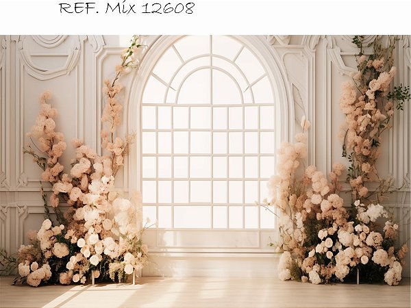 Fundo Fotográfico Cenário Floral Dia Das Mães