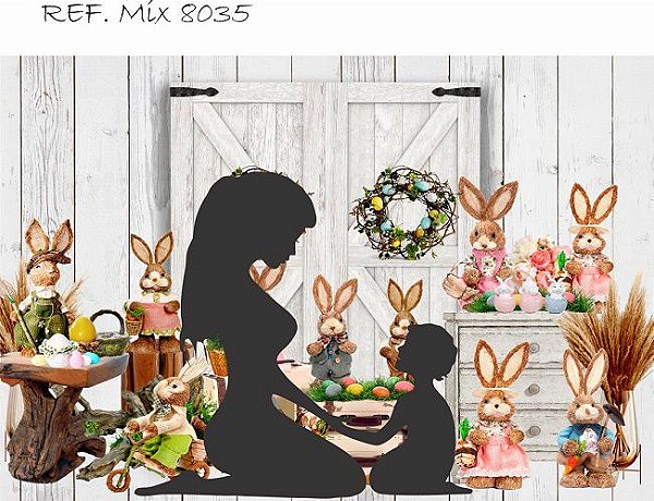 Fundo Fotográfico Em Tecido Cenário Páscoa