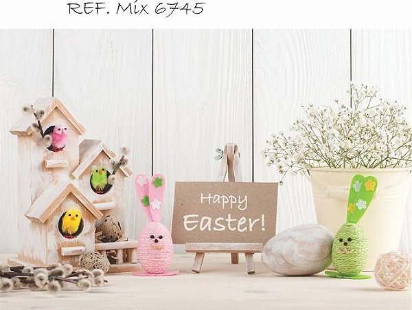 Fundo Fotográfico Em Tecido Cenário Páscoa