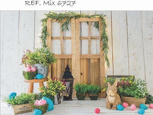 Fundo Fotográfico Em Tecido Cenário Páscoa