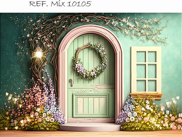 Fundo Fotográfico Em Tecido Cenário Páscoa