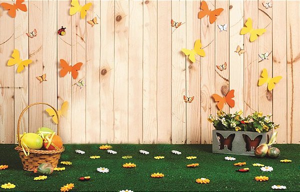 Fundo Fotográfico Em Tecido Cenário Páscoa