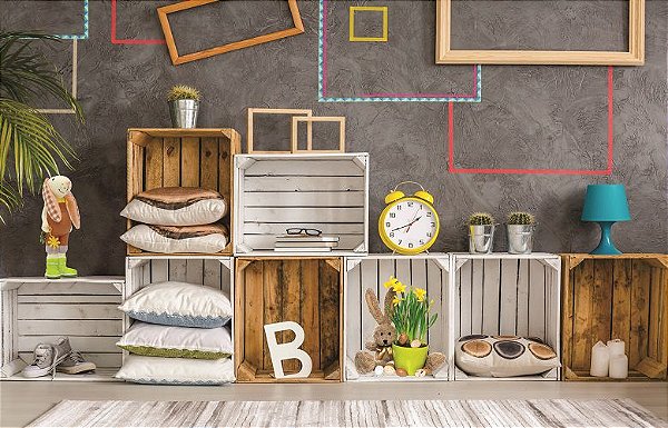 Fundo Fotográfico Em Tecido Cenário Páscoa