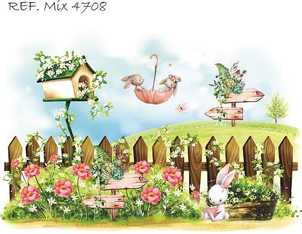 Fundo Fotográfico Em Tecido Cenário Páscoa