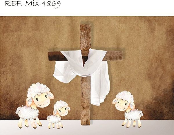 Fundo Fotográfico Em Tecido Cenário Páscoa