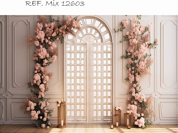 Fundo Fotográfico Cenário Floral Dia Das Mães