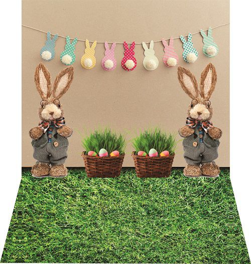 Fundo Fotográfico Newborn Cenário Pascoa