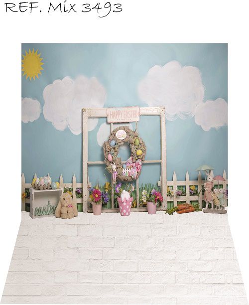 Fundo Fotográfico Newborn Cenário Pascoa