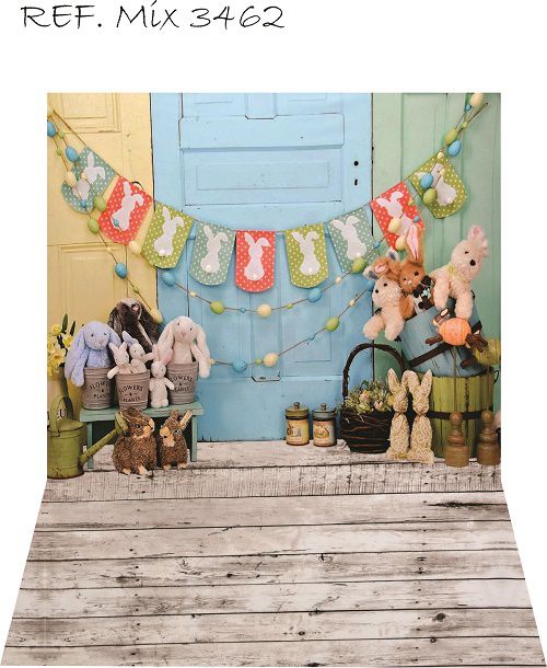 Fundo Fotográfico Newborn Cenário Pascoa