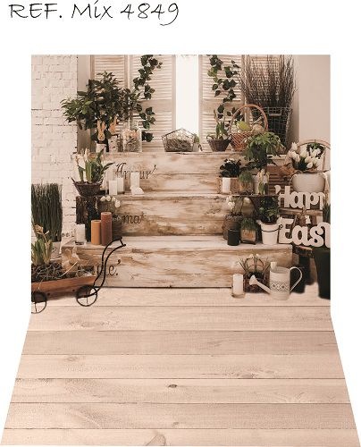 Fundo Fotográfico Newborn Cenário Pascoa