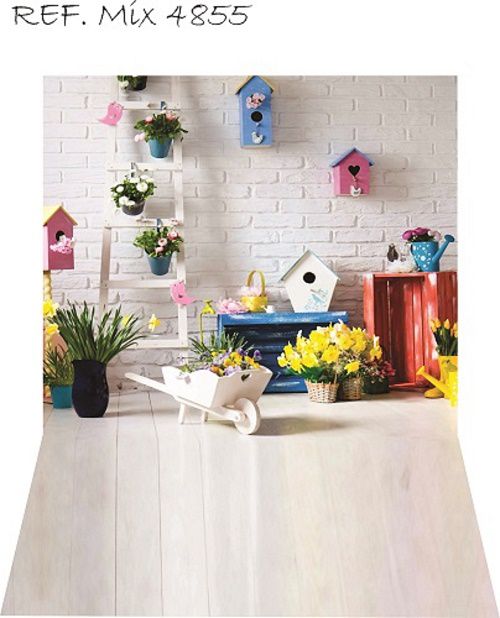 Fundo Fotográfico Newborn Cenário Pascoa