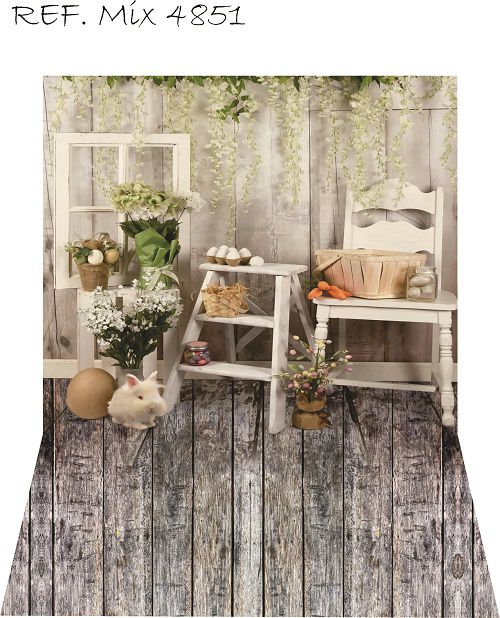 Fundo Fotográfico Newborn Cenário Pascoa