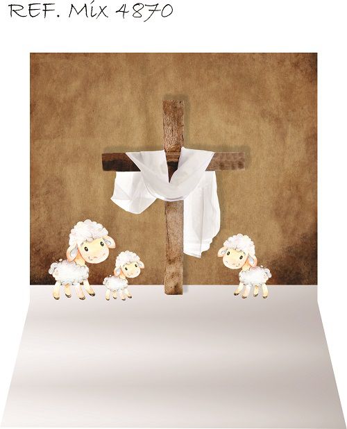 Fundo Fotográfico Newborn Cenário Pascoa