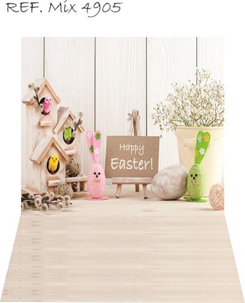 Fundo Fotográfico Newborn Cenário Pascoa