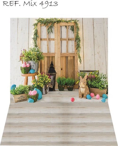 Fundo Fotográfico Newborn Cenário Pascoa