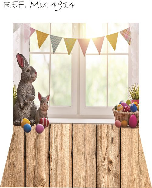 Fundo Fotográfico Newborn Cenário Pascoa