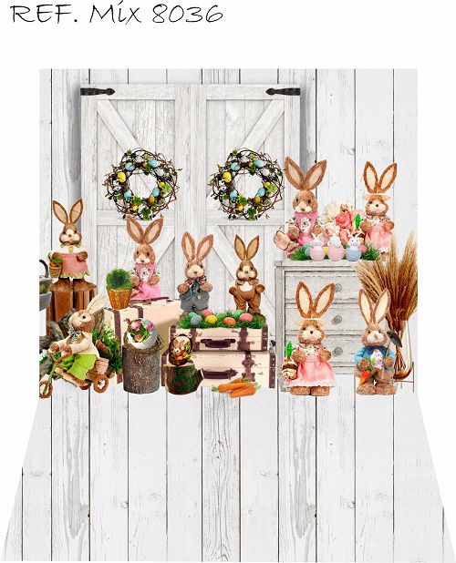 Fundo Fotográfico Newborn Cenário Pascoa