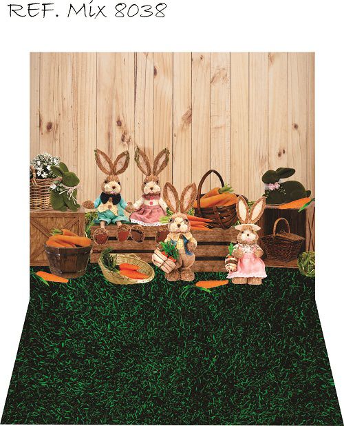 Fundo Fotográfico Newborn Cenário Pascoa