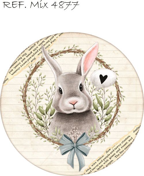 Painel Festa Redondo Sublimado Páscoa C/elástico