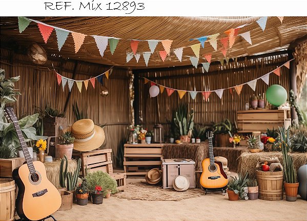 Fundo Fotográfico Cenário Festa Junina