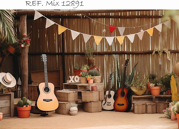 Fundo Fotográfico Cenário Festa Junina