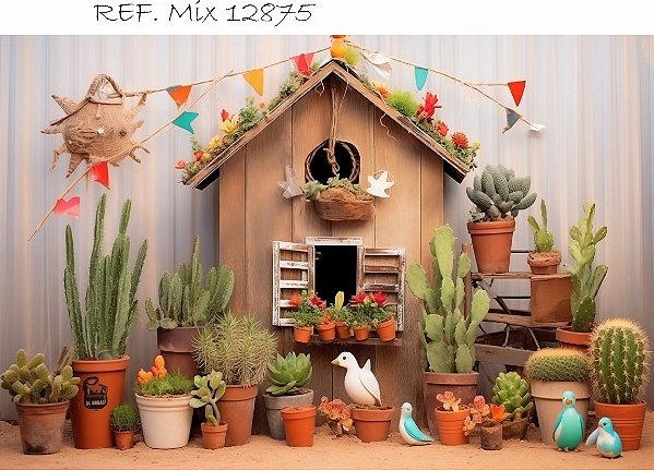 Fundo Fotográfico Cenário Festa Junina