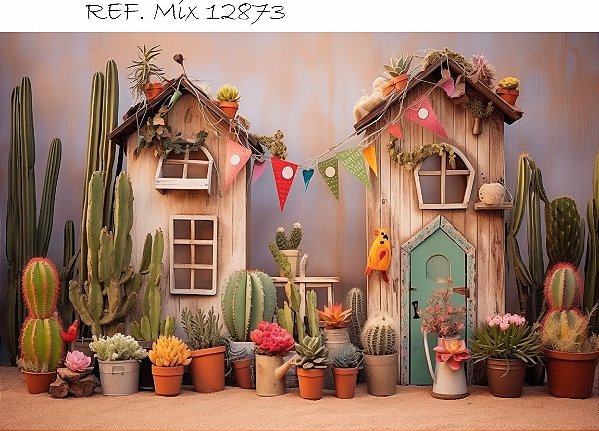 Fundo Fotográfico Cenário Festa Junina